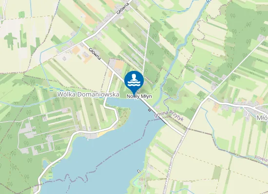 Map of Plaża Family Kamp Domaniów