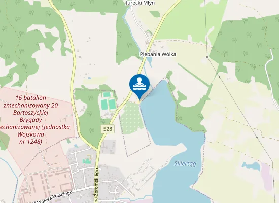 Map of Plaża miejska