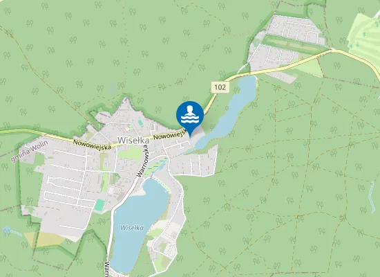 Map of Ośrodek wypoczynkowy Huty Oława