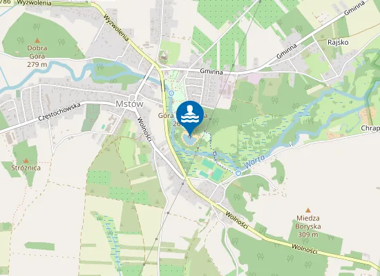 Map of Plaża nad zalewem Tasarki