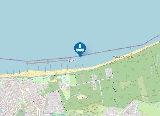 Map of Plaża wschodnia