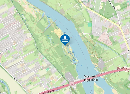 Map of Plaża naturystów - górna plaża