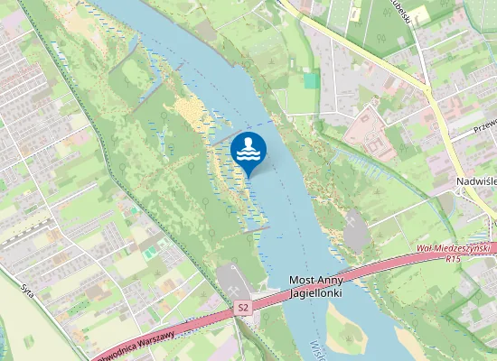 Map of Plaża naturystów - dolna plaża