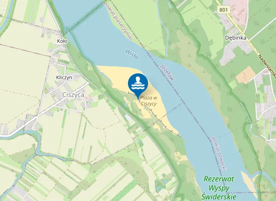 Map of Plaża w Ciszycy