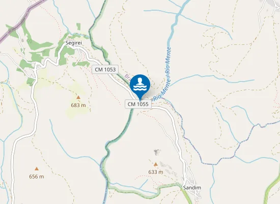 Map of Praia Fluvial de Segirei
