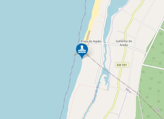 Map of Praia Duna Alta Naturista