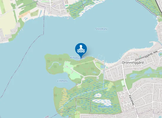 Map of FURESØEN KINABUGTENS BADEANLÆG