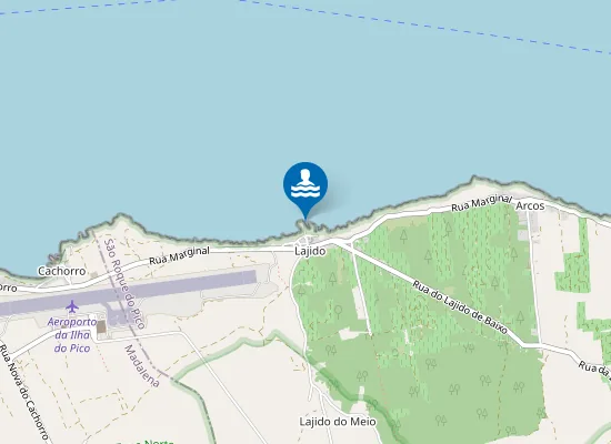 Map of Portinho do Lajido