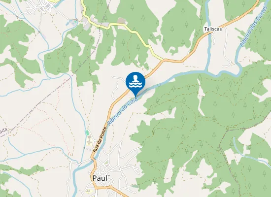 Map of Praia Fluvial de Paul