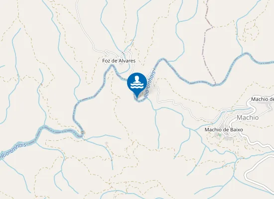 Map of Praia das Fidalgas