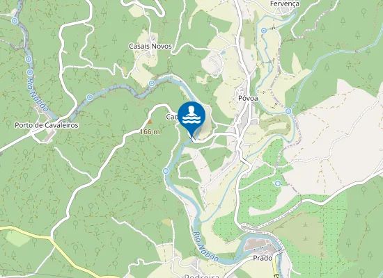 Map of Praia Fluvial do Sobreirinho
