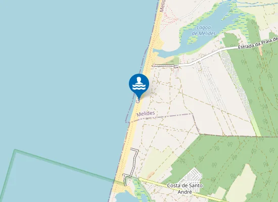 Map of Praia da Sesmaria