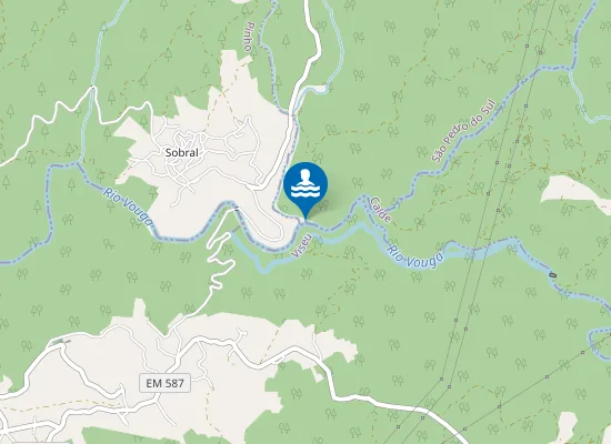 Map of Praia Fluvial dos Moinhos- Sobral