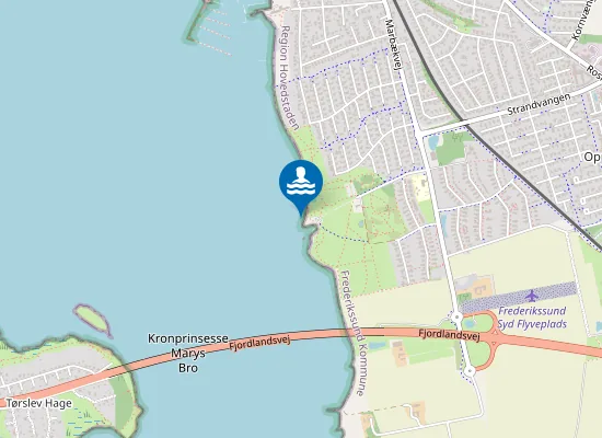 Map of MARBÆK STRAND