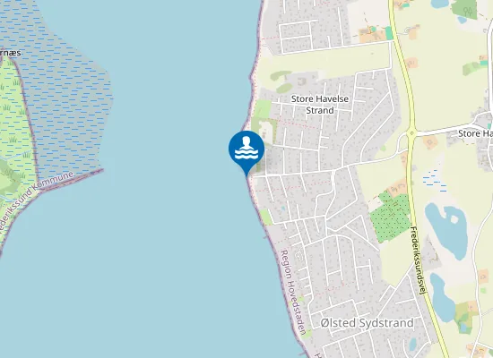 Map of ST. HAVELSE STRANDVEJ