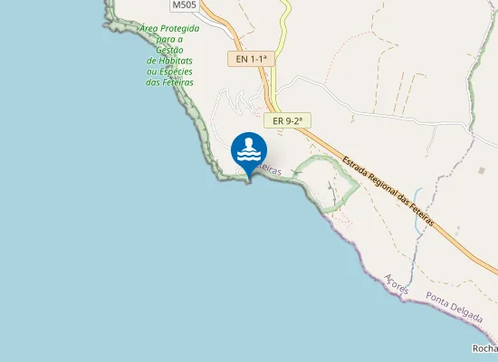 Map of Poça da Raçoula