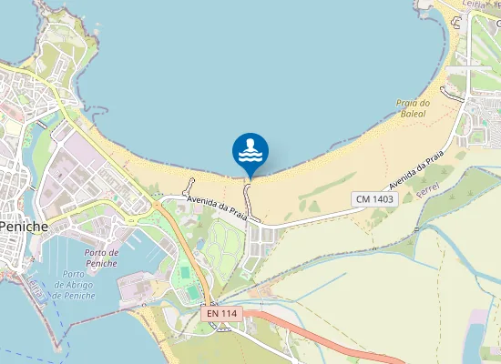 Map of Praia da Baía