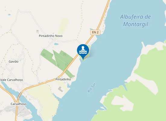 Map of Praia Fluvial do Pintadinho