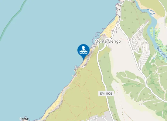 Map of Praia de Coelha