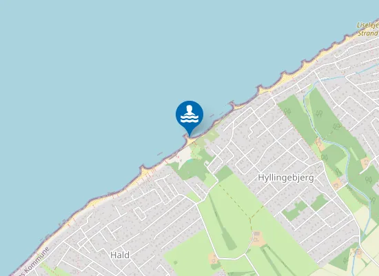 Map of HYLLINGEBJERG