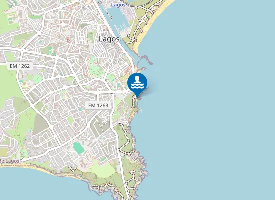 Map of Praia do Pinhão
