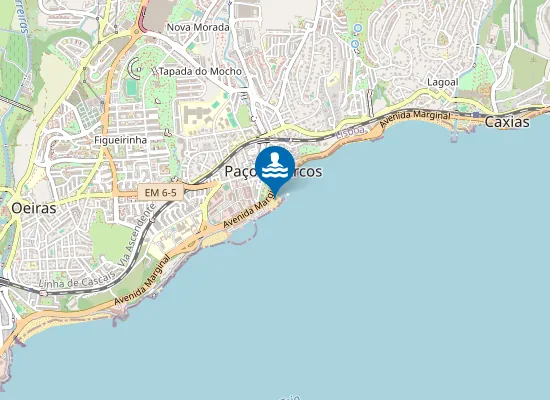 Map of Praia Velha