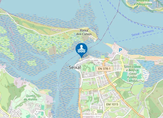 Map of Praia do Seixal