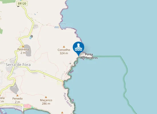Map of Praia do Furado