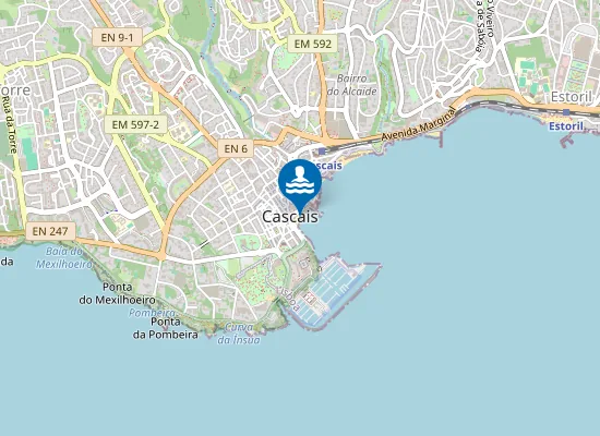 Map of Praia da Ribeira