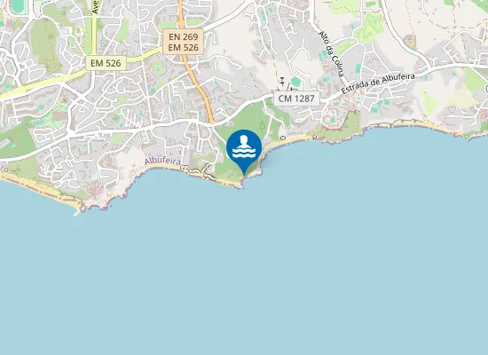 Map of Praia da Pedra dos Bicos