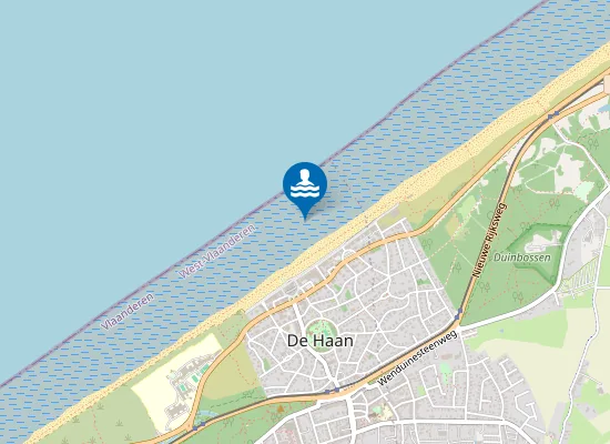 Map of De Haan Centrum