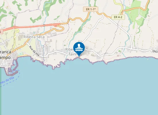 Map of Praia de Calhau D'Areia