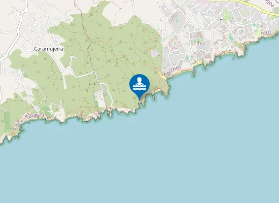 Map of Praia das Fontaínhas