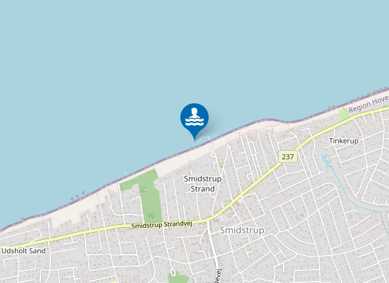 Map of SMIDSTRUP STRAND