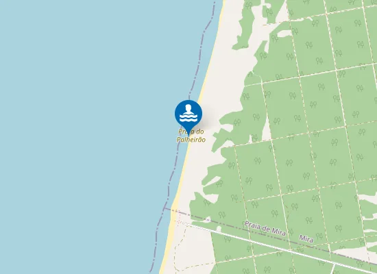 Map of Praia do Palheirão