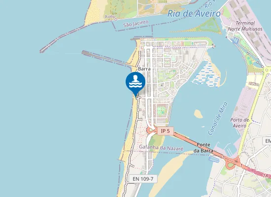 Map of Praia da Barra