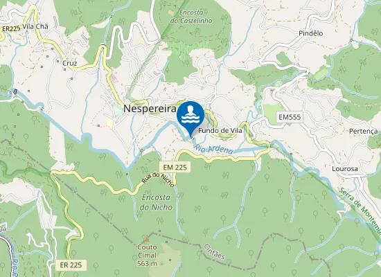 Map of Ponte da Balsa