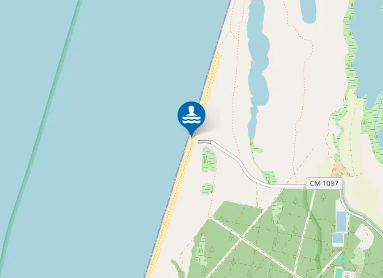 Map of Praia do Monte Velho