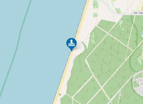Map of Praia das Areias Brancas