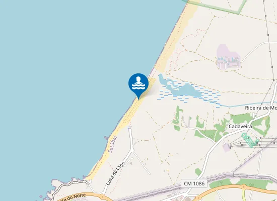 Map of Praia da Costa do Norte