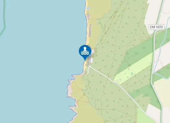 Map of Praia do Malhão Sul