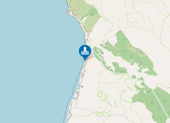 Map of Praia do Canal