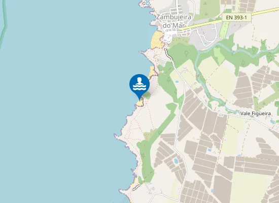 Map of Praia das Bernosas