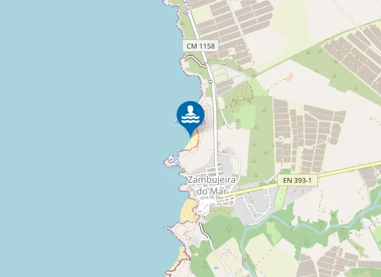 Map of Praia de Nossa Senhora