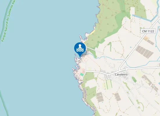 Map of Praia do Cavaleiro