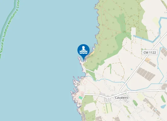 Map of Praia da Carraca