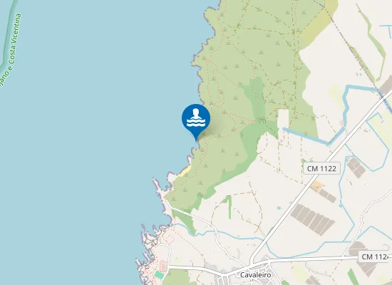 Map of Praia do Cão