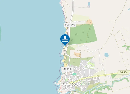 Map of Praia do Cerro da Águia
