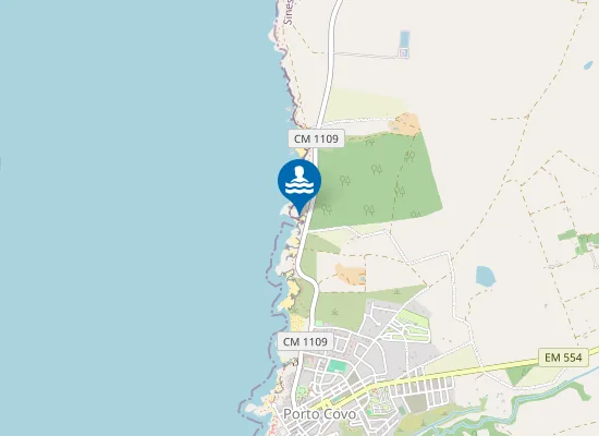 Map of Praia de Porto Covinho
