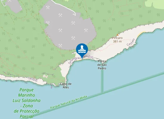 Map of Praia da Cova